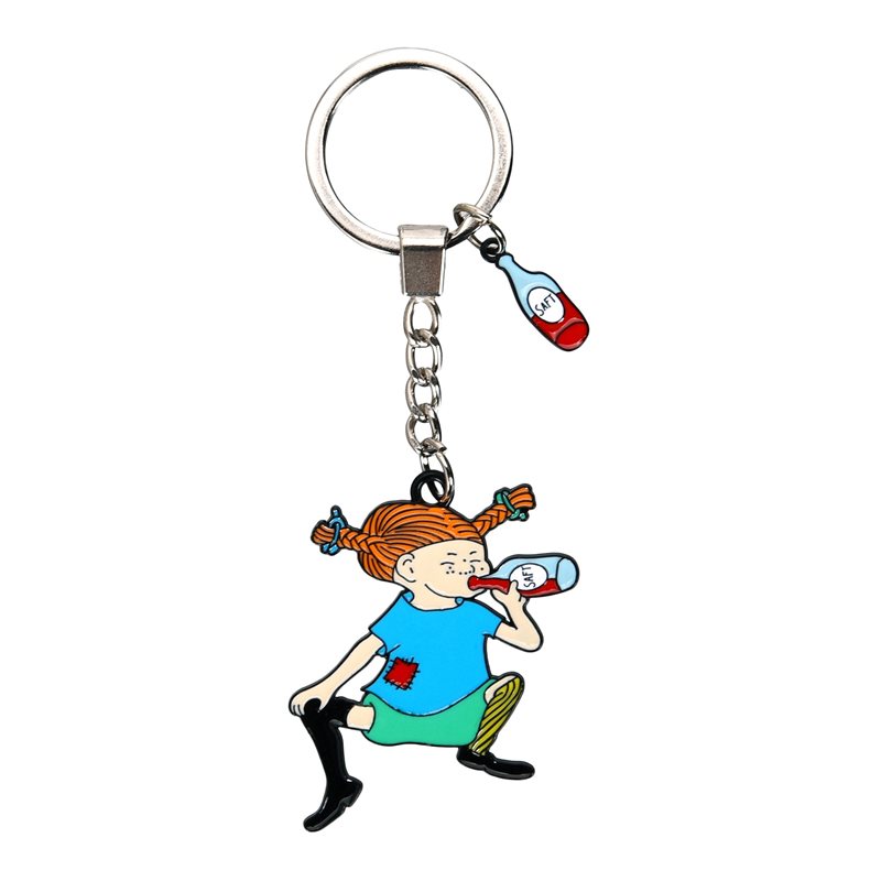 Pippi Långstrump & saft nyckelring