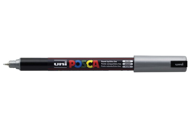 UNI POSCA MARKER PC-1MR/MD 805 silver