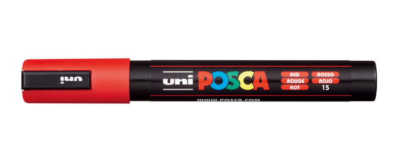 Posca Marker PC-5M 40 Red