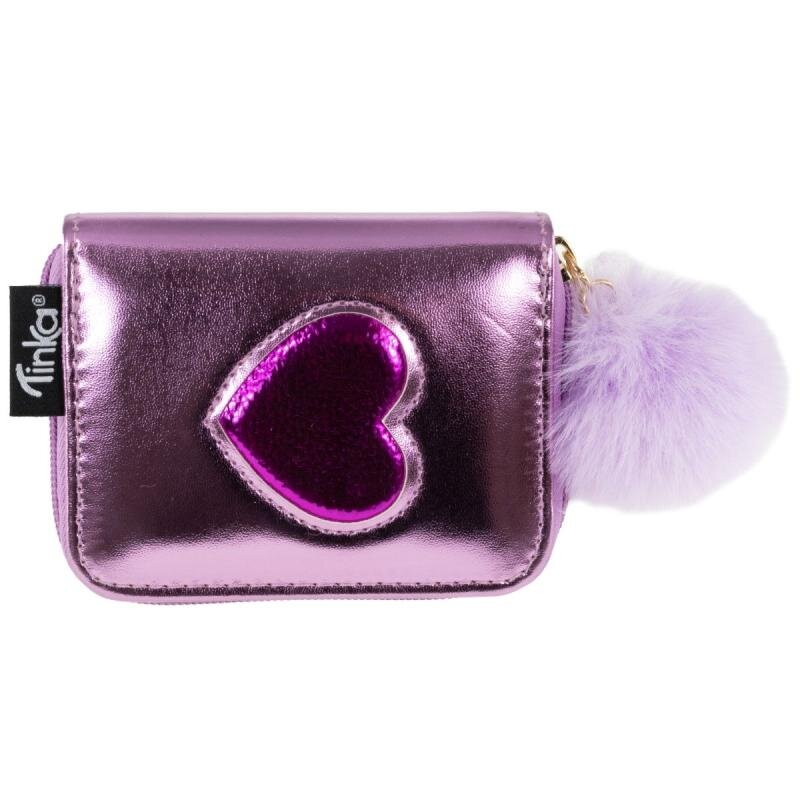 Plånbok Rosa med hjärta | Tinka Wallet