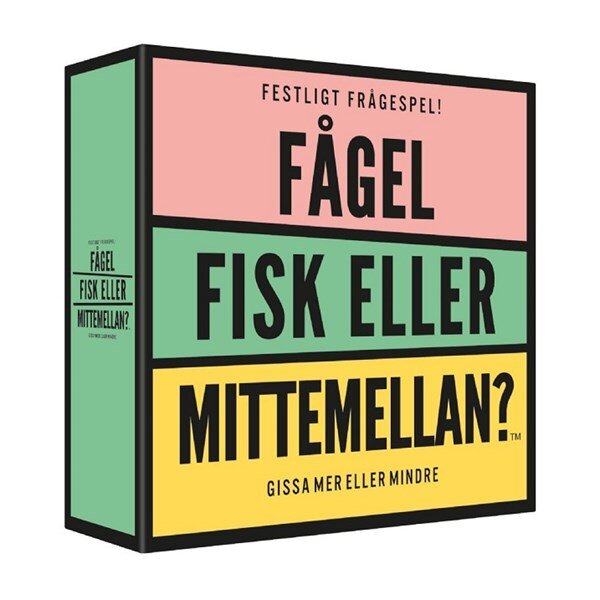 Spel Fågel fisk eller mittemellan?