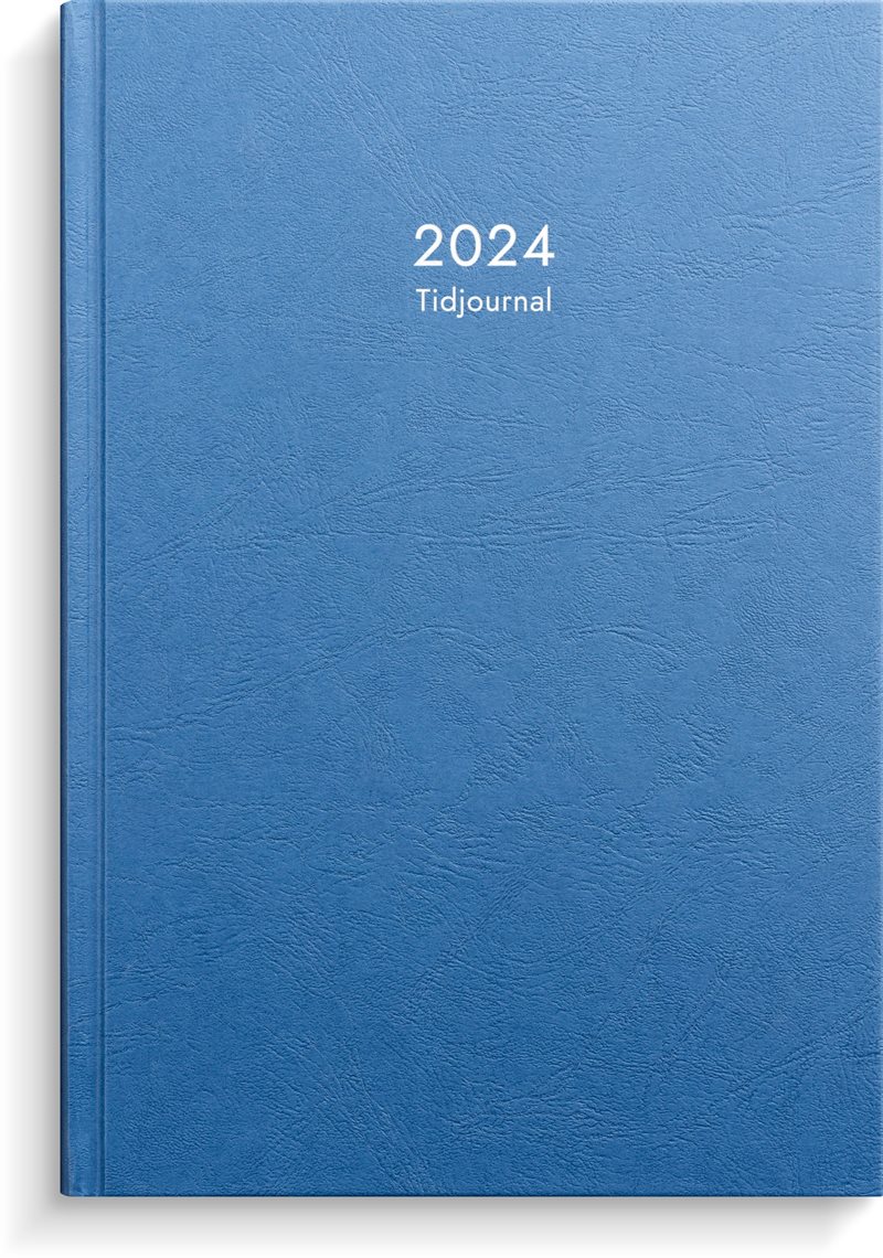 Kalender 2024 Tidjournal blå kartong