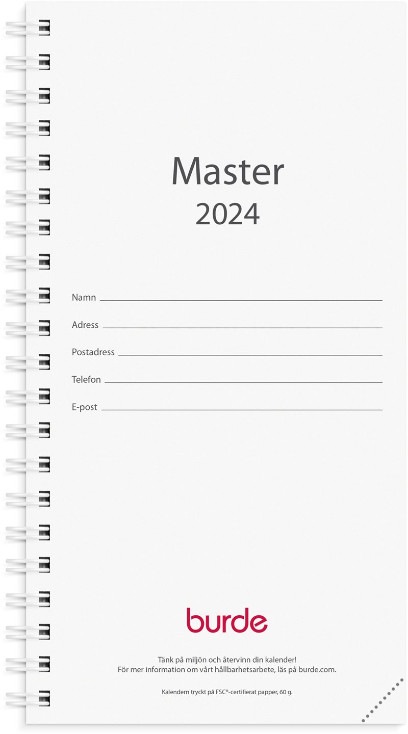 Kalender 2024 Master refill