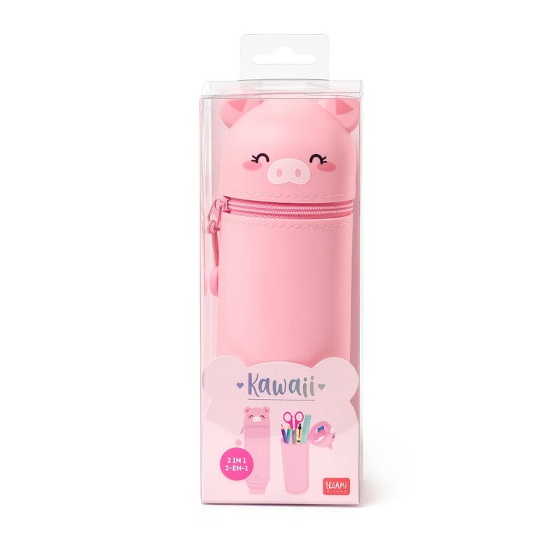 Kawaii pennfodral 2 in 1, Piggy