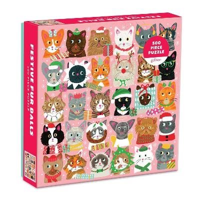 Festive Furballs 500 Piece Puzzle