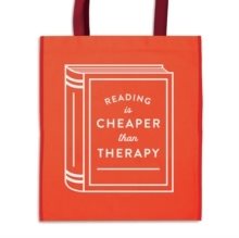 Reading is Cheaper Than Therapy Reusable Shopping Bag