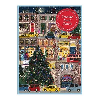 Joy Laforme Winter Lights Greeting Card Puzzle