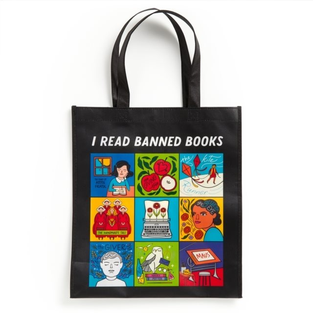 I Read Banned Books Reusable Shopping Bag