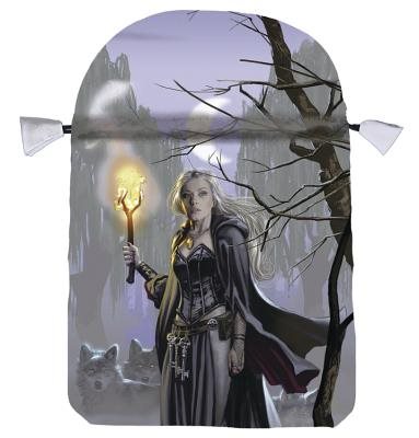 Witches Moon Satin Tarot Bag