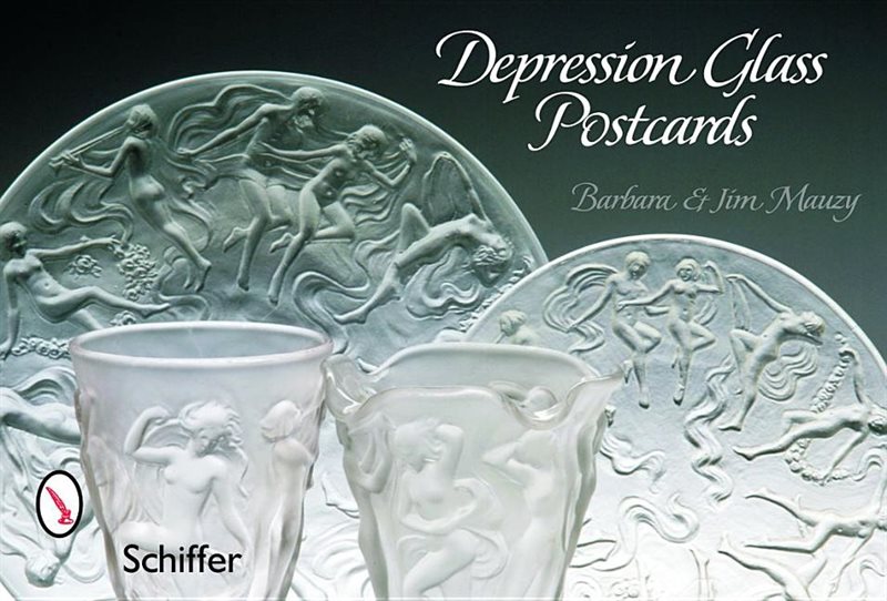 Depression Glass Postcards