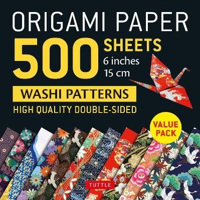 Origami Paper 500 sheets Japanese Washi Patterns 6" (15 cm)