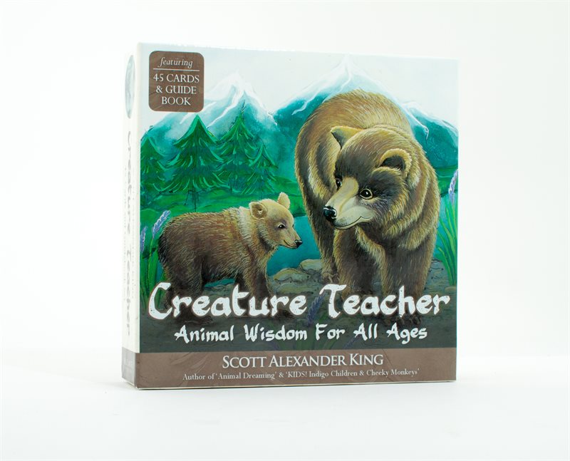 Creature Teacher Cards (45 Circle-Shaped Cards & Guidebook)