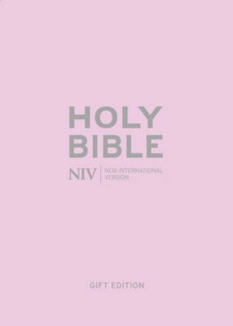 Niv pocket pastel pink soft-tone bible