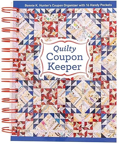 Quilty Coupon Keeper: Bonnie K. Hunter’s Coupon Organizer with 16 Handy Pockets