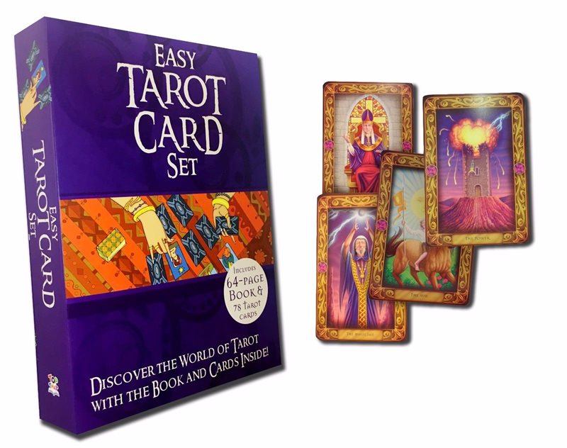 The Easy Tarot Kit: 64 Page Book and 78 Cards Deck Set (Gift Box Set)