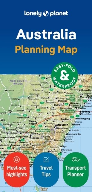 Lonely Planet Australia Planning Map