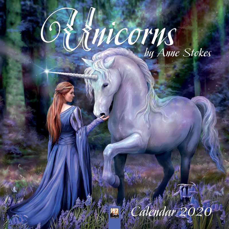 Unicorns by Anne Stokes Wall Calendar 2020 (Art Calendar)