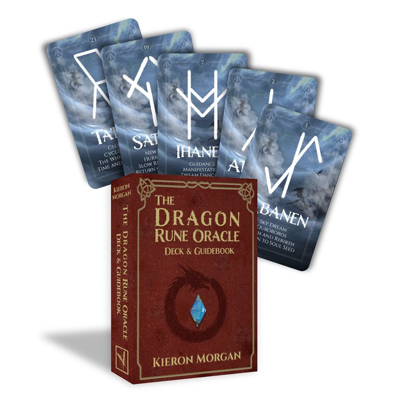 The Dragon Rune Oracle: (28 Full-Color Cards and 80-Page Guidebook)