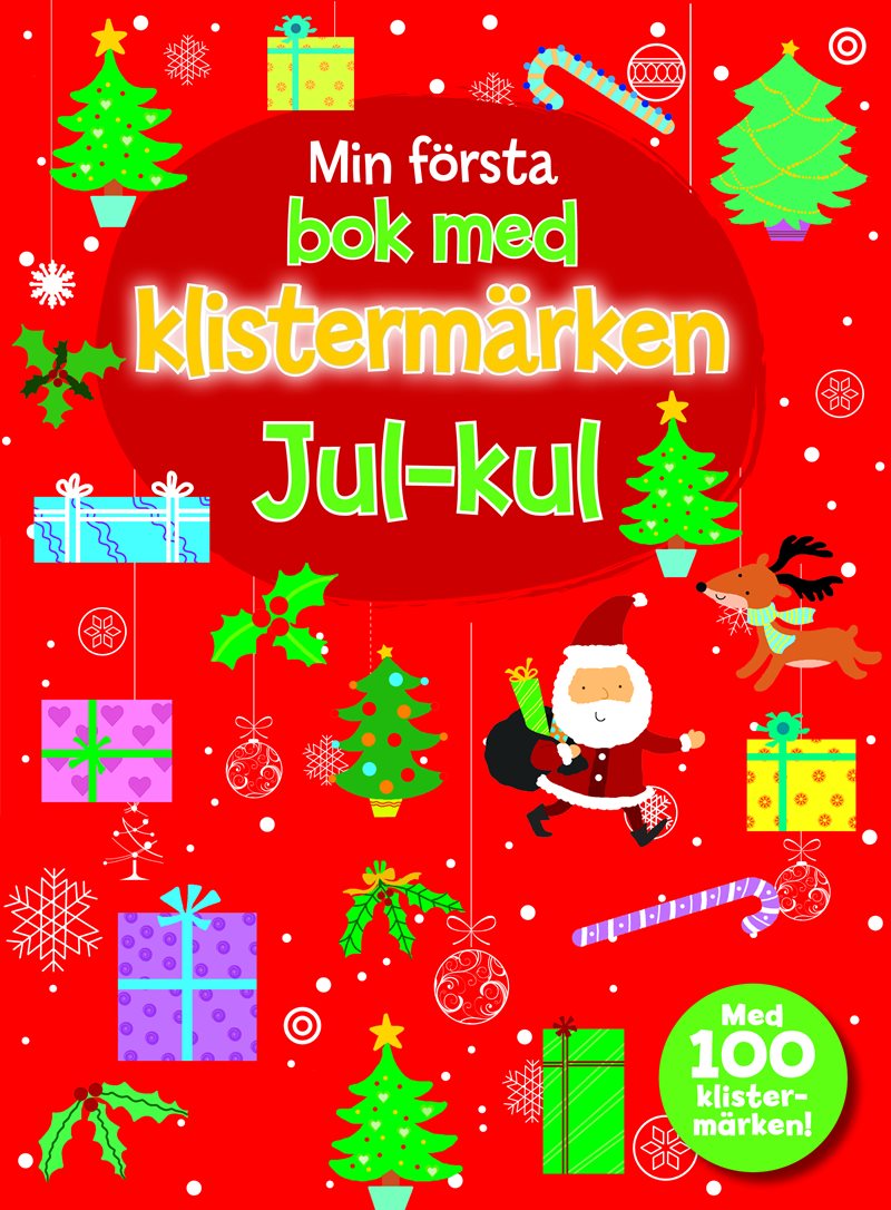 Min första bok med klistermärken : Julkul