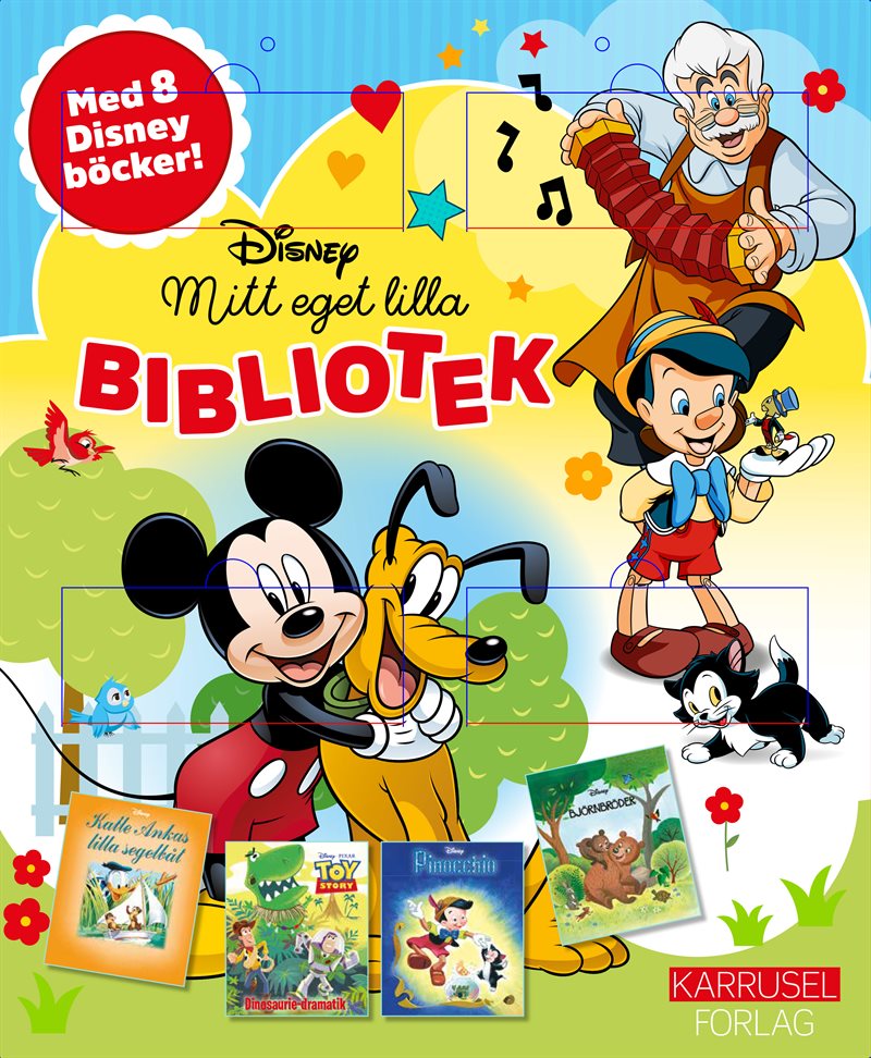 Disney Mitt eget lilla Bibliotek- Musse, Pluto & Pinocchio