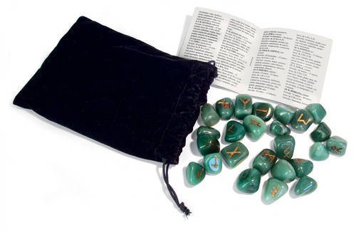 Green Aventurine Runes