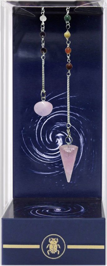 Premium Rose Quartz Chakra Pendulum