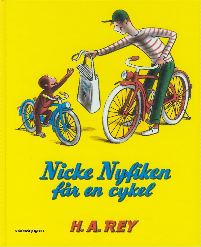 Nicke Nyfiken får en cykel   