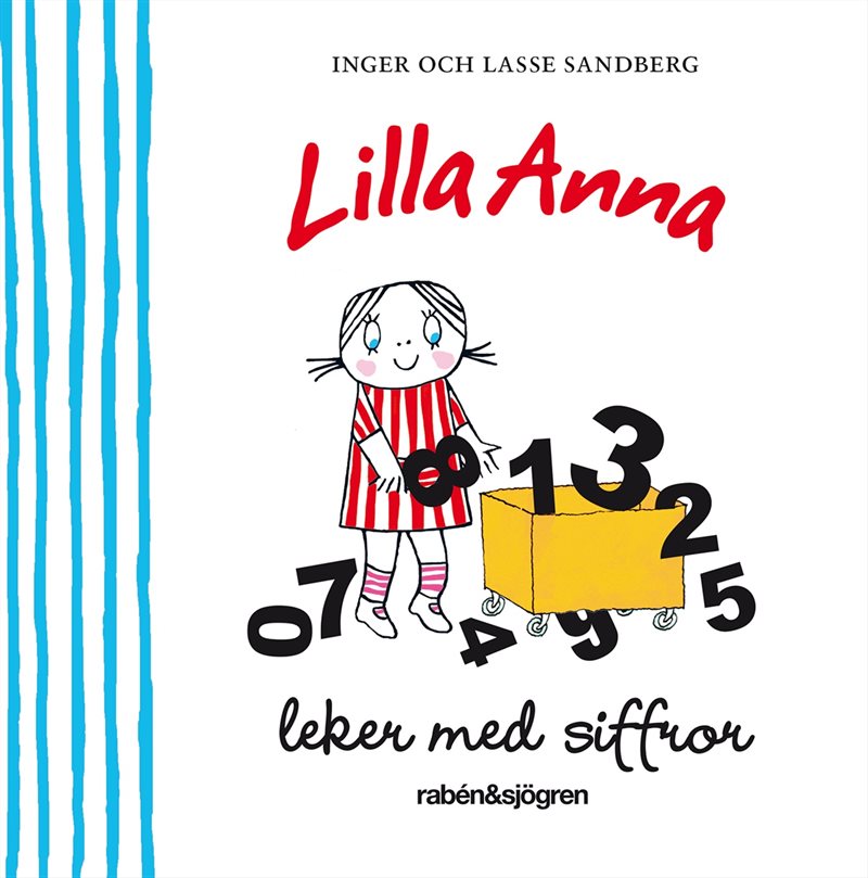 Lilla Anna leker med siffror