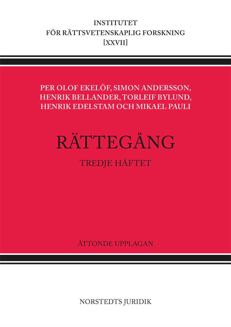 Rättegång. Tredje häftet