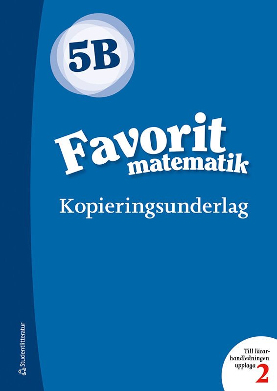 Favorit matematik 5B Kopieringsunderlag