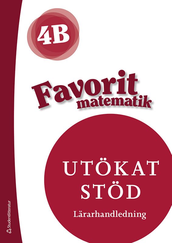 Favorit matematik 4B Utökat stöd Lärarpaket - Digitalt + Tryckt