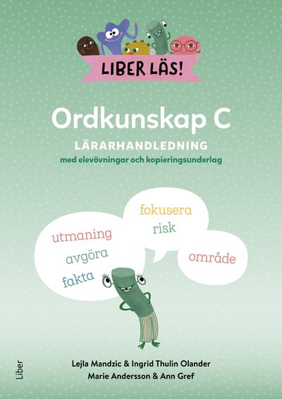 Liber Läs Ordkunskap C Lärarhandledning med elevövningar och kopieringsunderlag