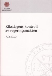 Riksdagens kontroll av regeringsmakten