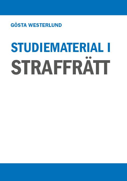 Studiematerial i straffrätt