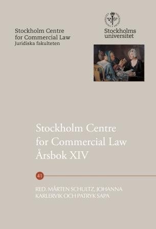 Stockholm Centre for Commercial Law Årsbok XIV