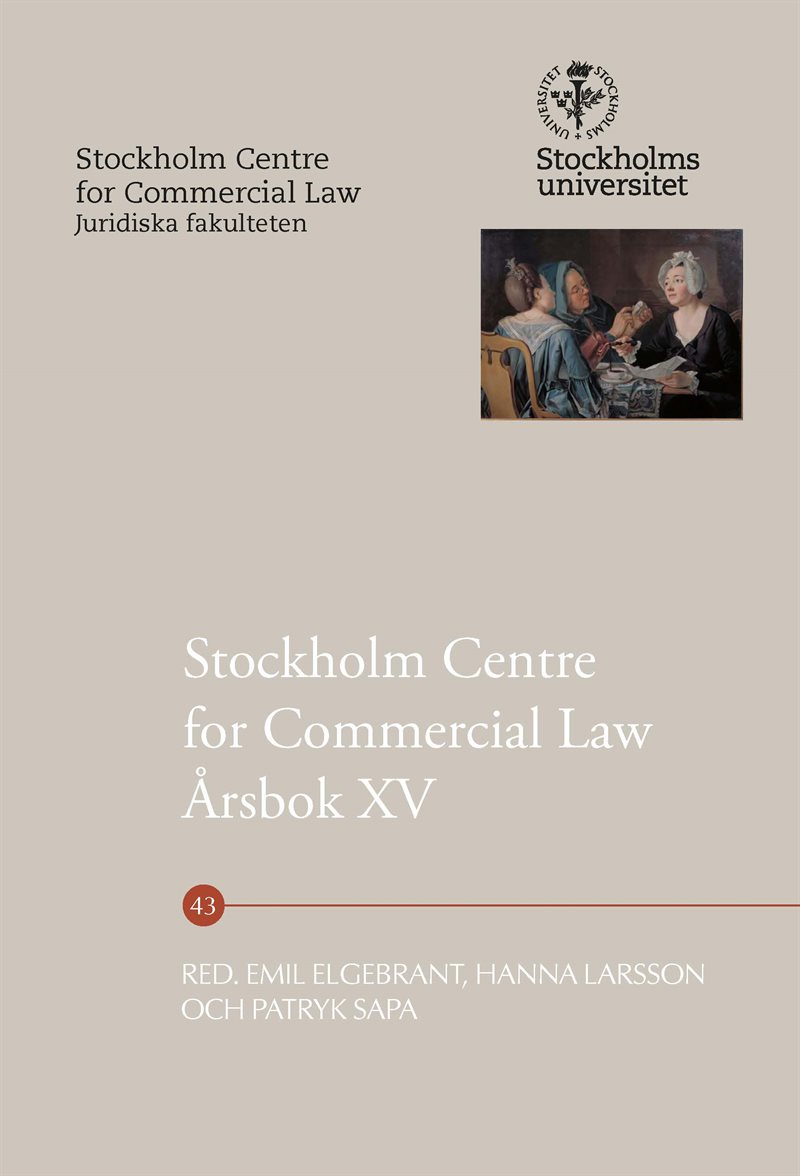 Stockholm Centre for Commercial Law Årsbok XV