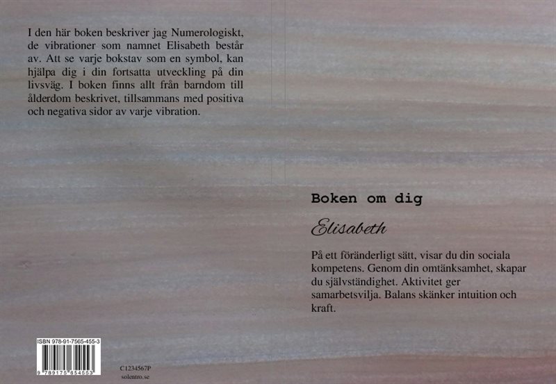 Boken om dig Elisabeth