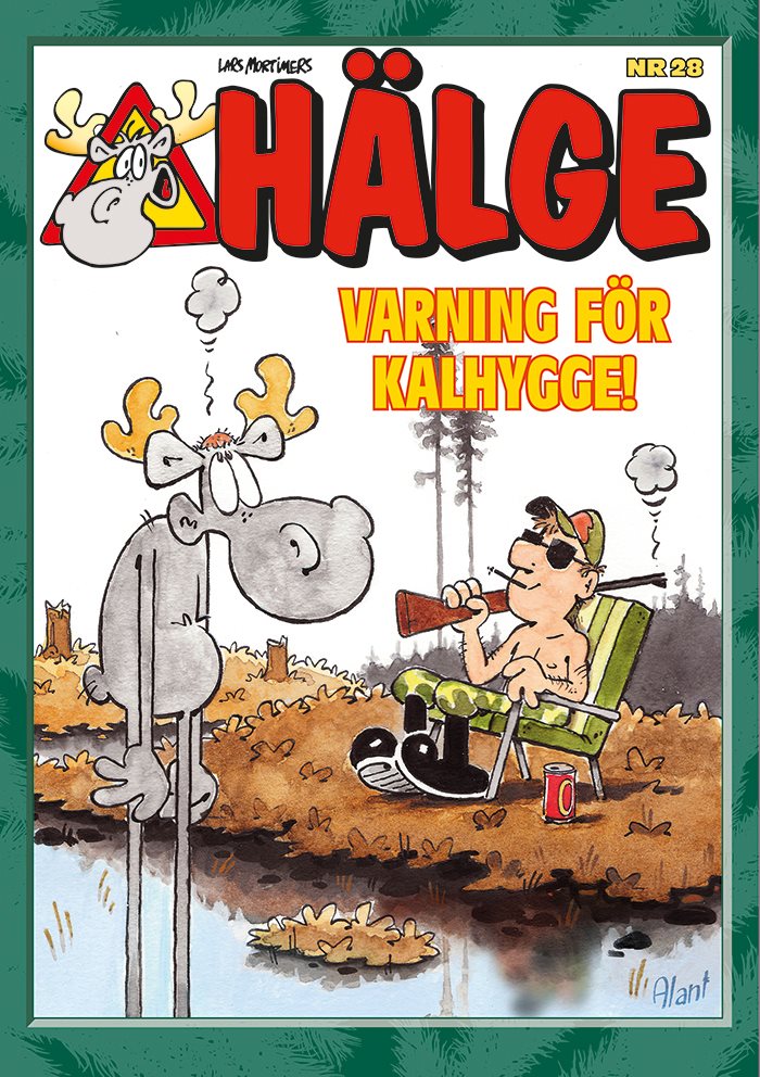 Hälge. Varning för kalhygge!