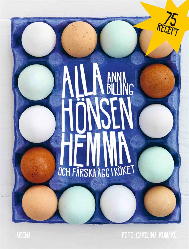 Alla hönsen hemma och färska ägg i köket