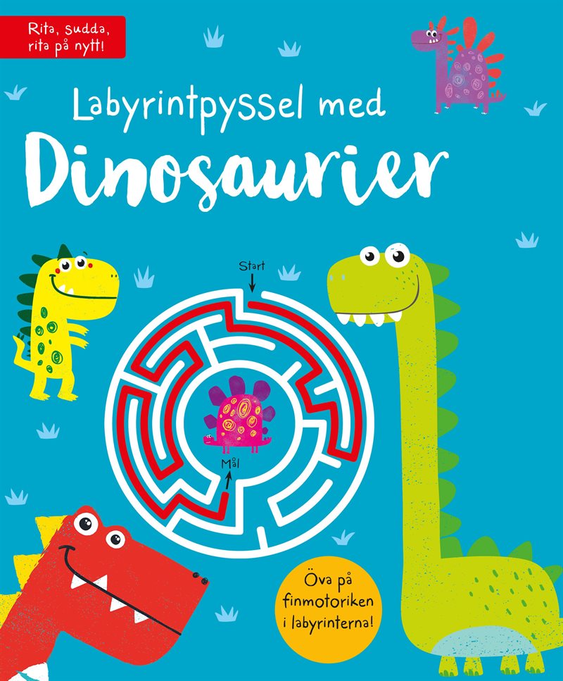 Labyrintpyssel med dinosaurier