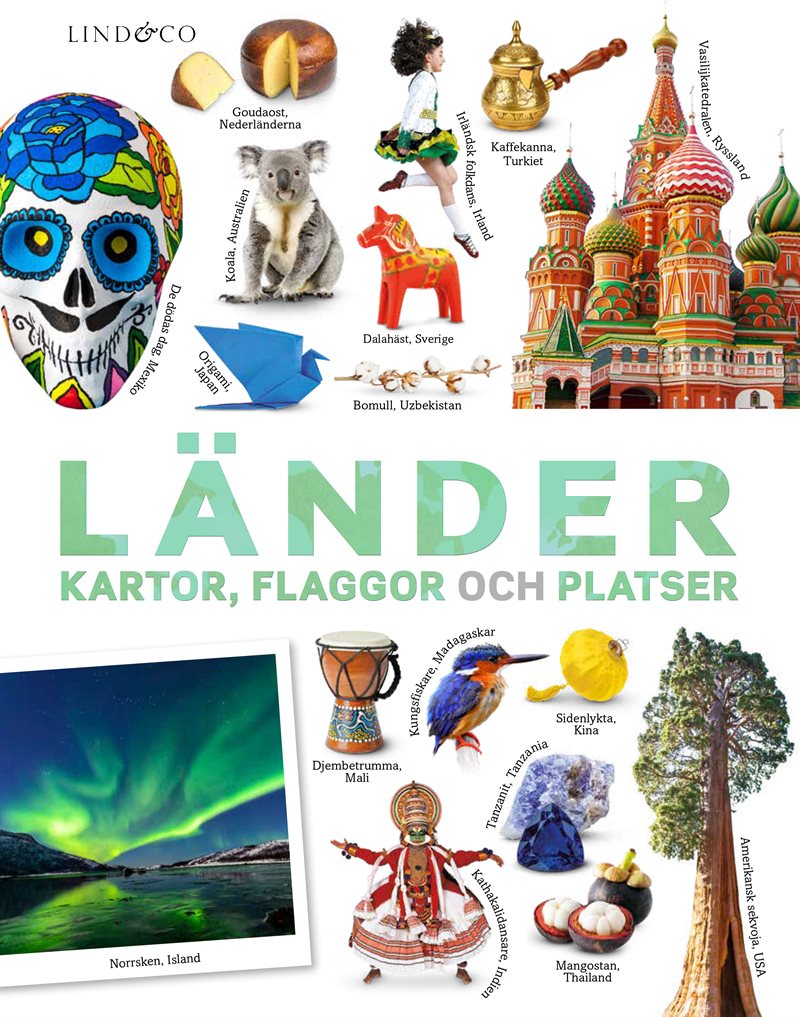 Länder, kartor, flaggor och platser