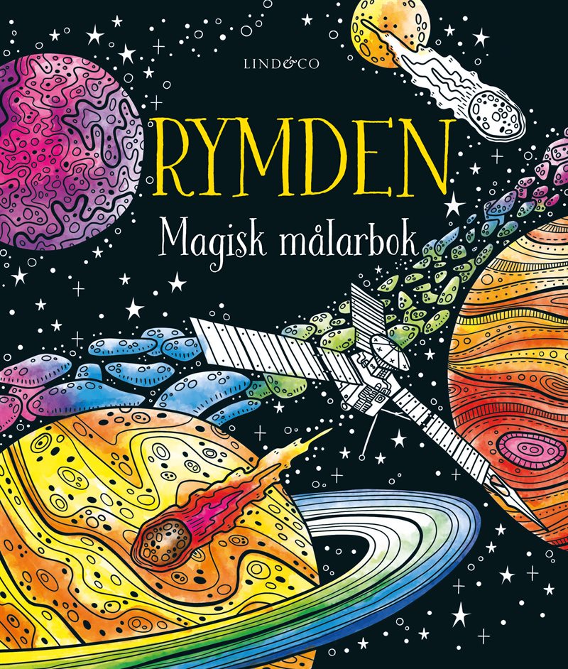 Rymden : Magisk målarbok