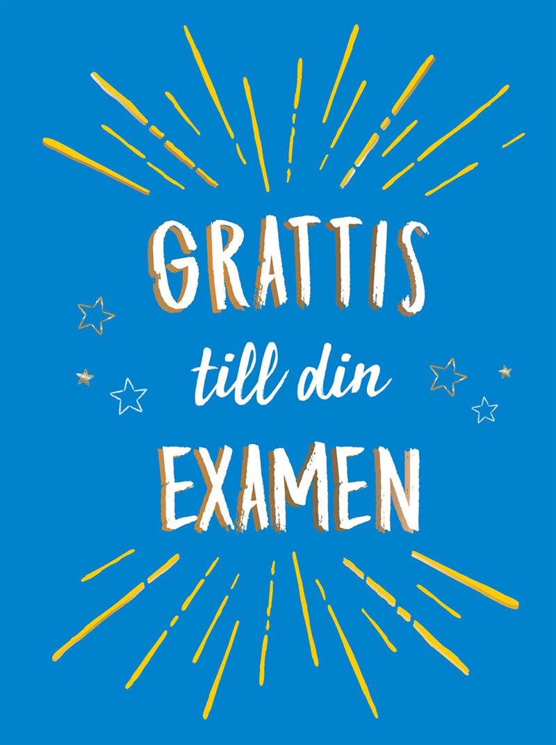 Grattis till din examen