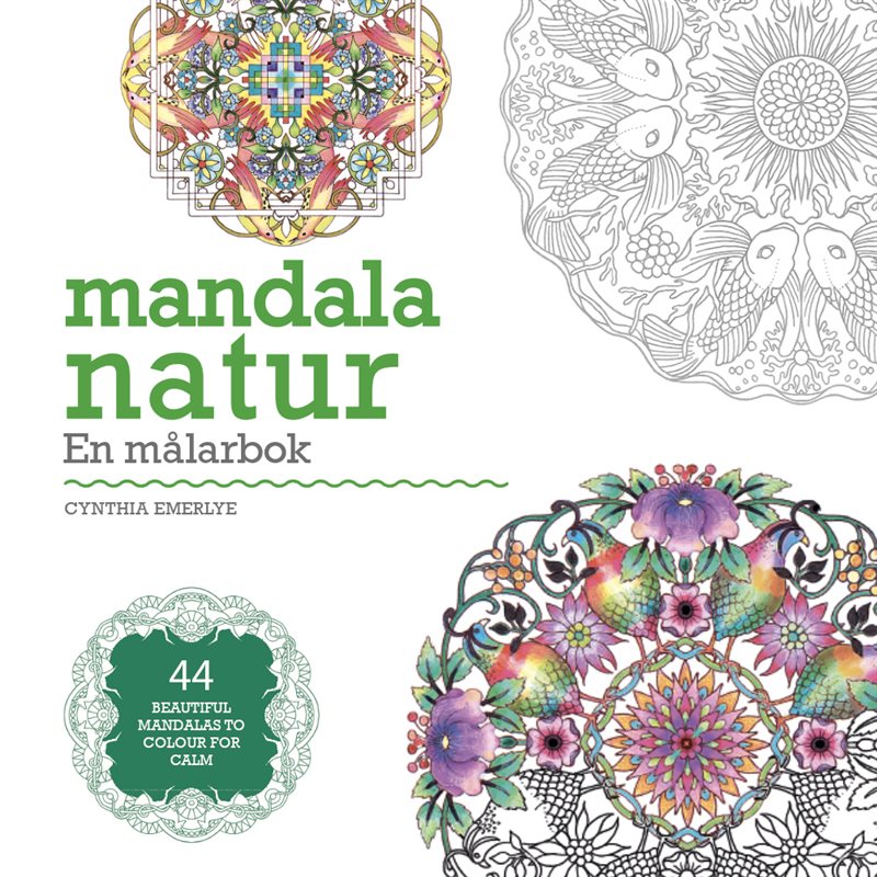 Mandala natur : en målarbok