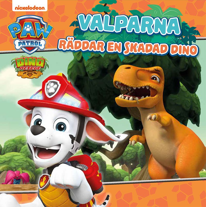 Paw Patrol. Valparna räddar en skadad dino!