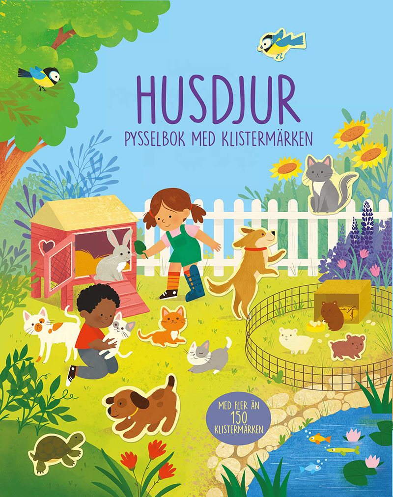 Husdjur : pysselbok med klistermärken