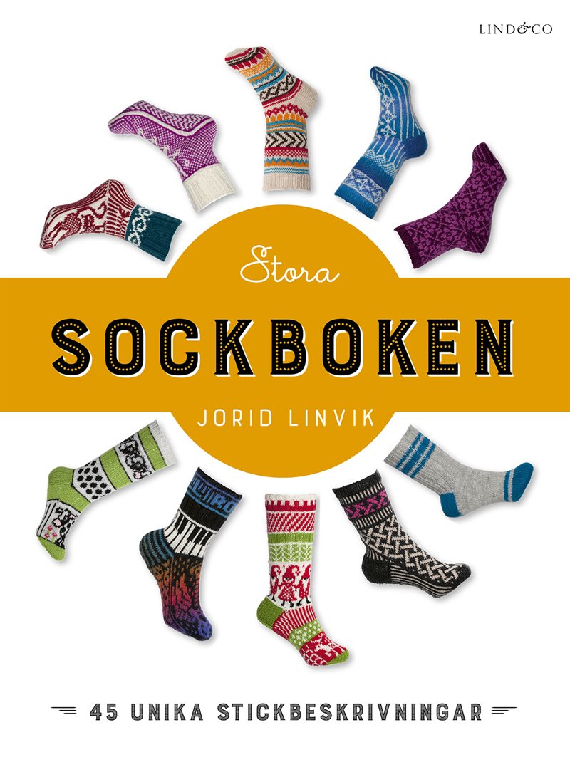 Stora sockboken : 45 unika stickbeskrivningar