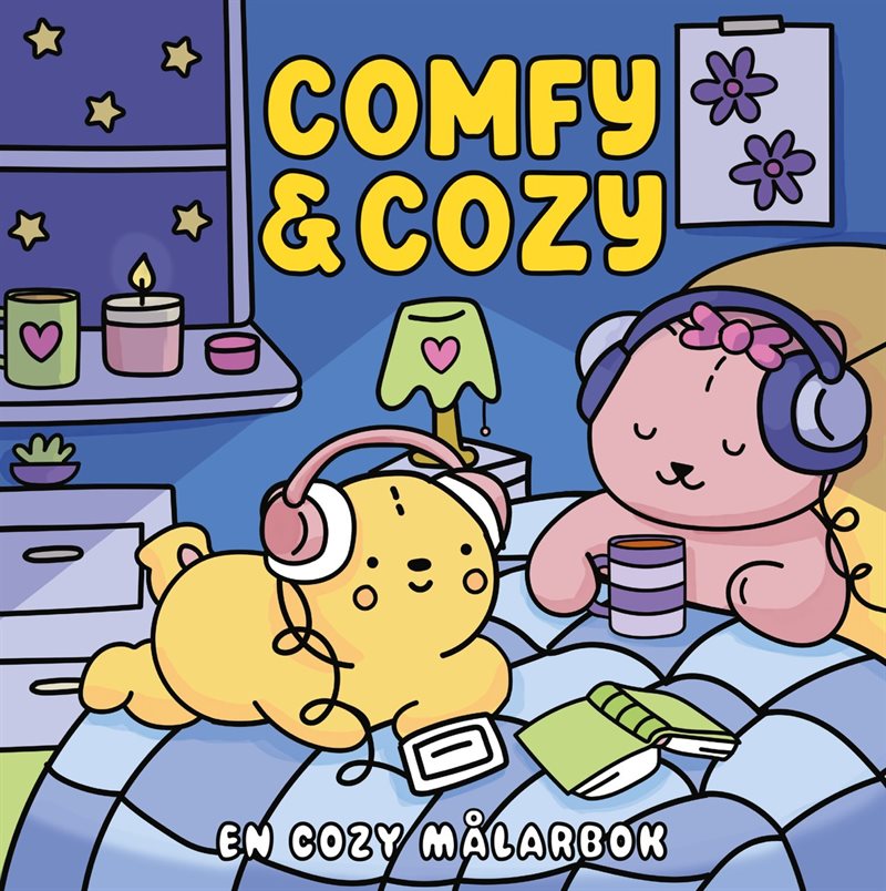 Comfy & Cozy : En cozy målarbok
