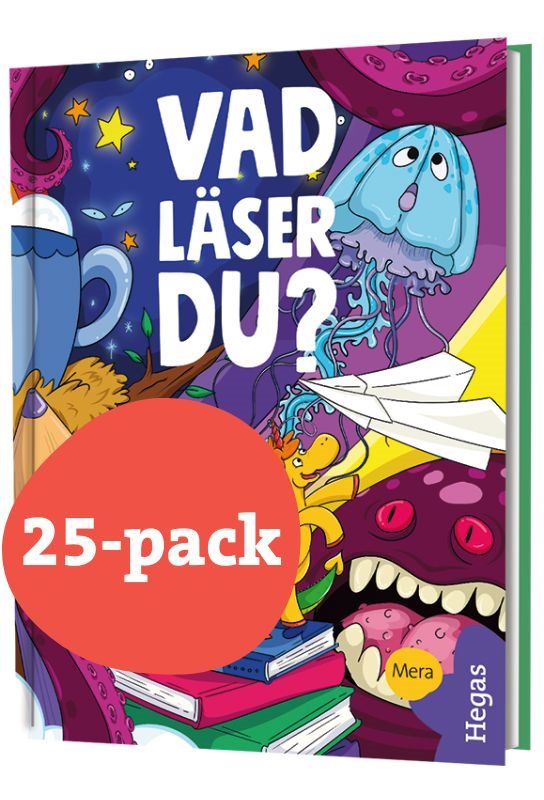 Vad läser du? - Läsdagbok (25-pack)