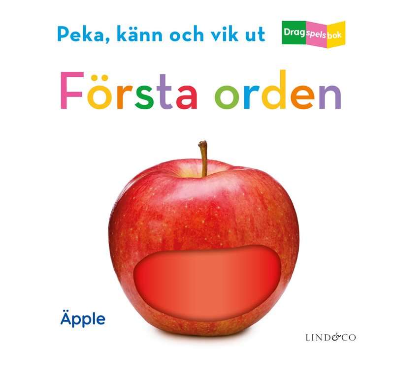 Peka, känn och vik ut - Första orden : dragspelsbok